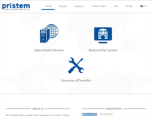 Tablet Screenshot of pristem.com